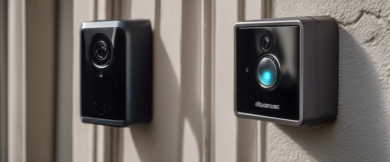 Video doorbell capturing entrance view